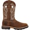 Georgia Boot Men's Waterproof Western Work Boot, 7.5 M, Alloy Toe, 11 in H, Crazy Horse, GB00622 GB00622 - alternate 6